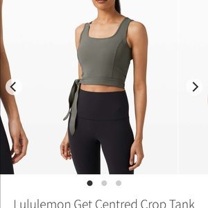 Lululemon Get Centred Crop Tank